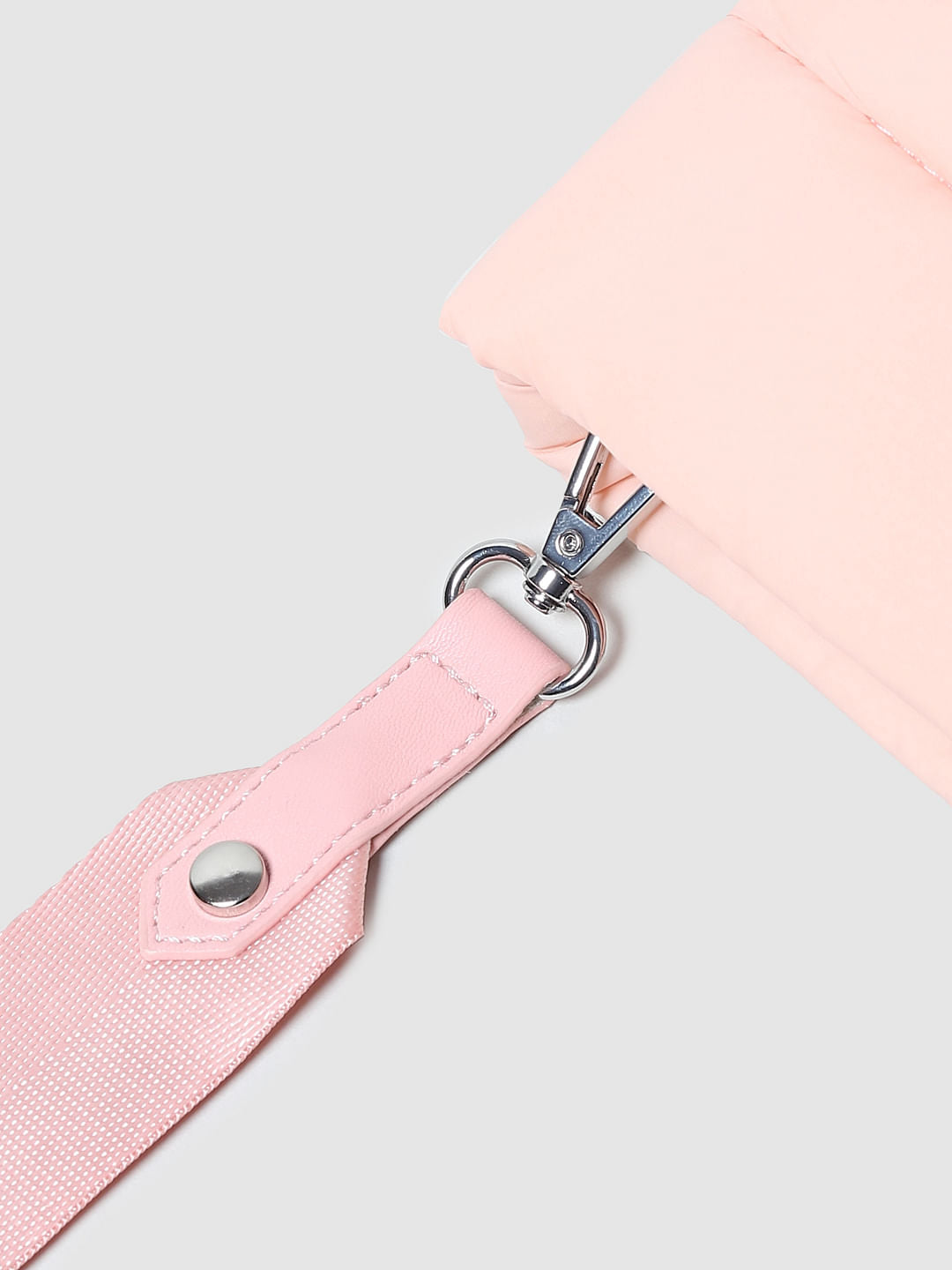 Pink Puffer Shopper Bag