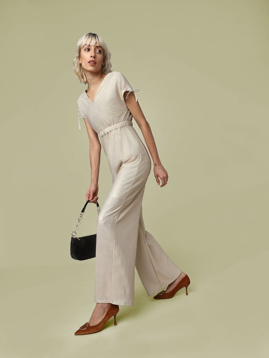 Golden Glitter Jumpsuit