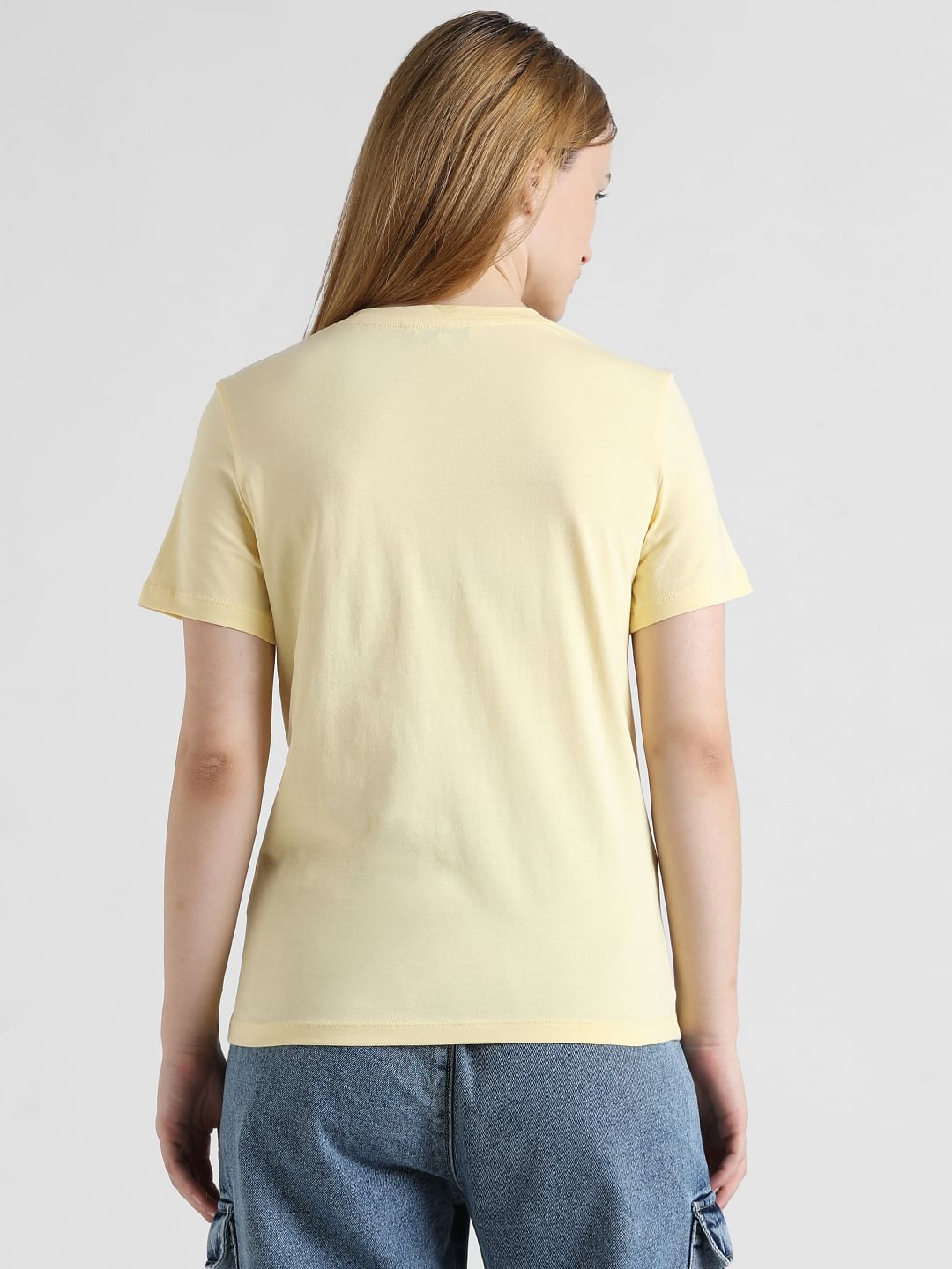 Yellow Graphic Print T-Shirt