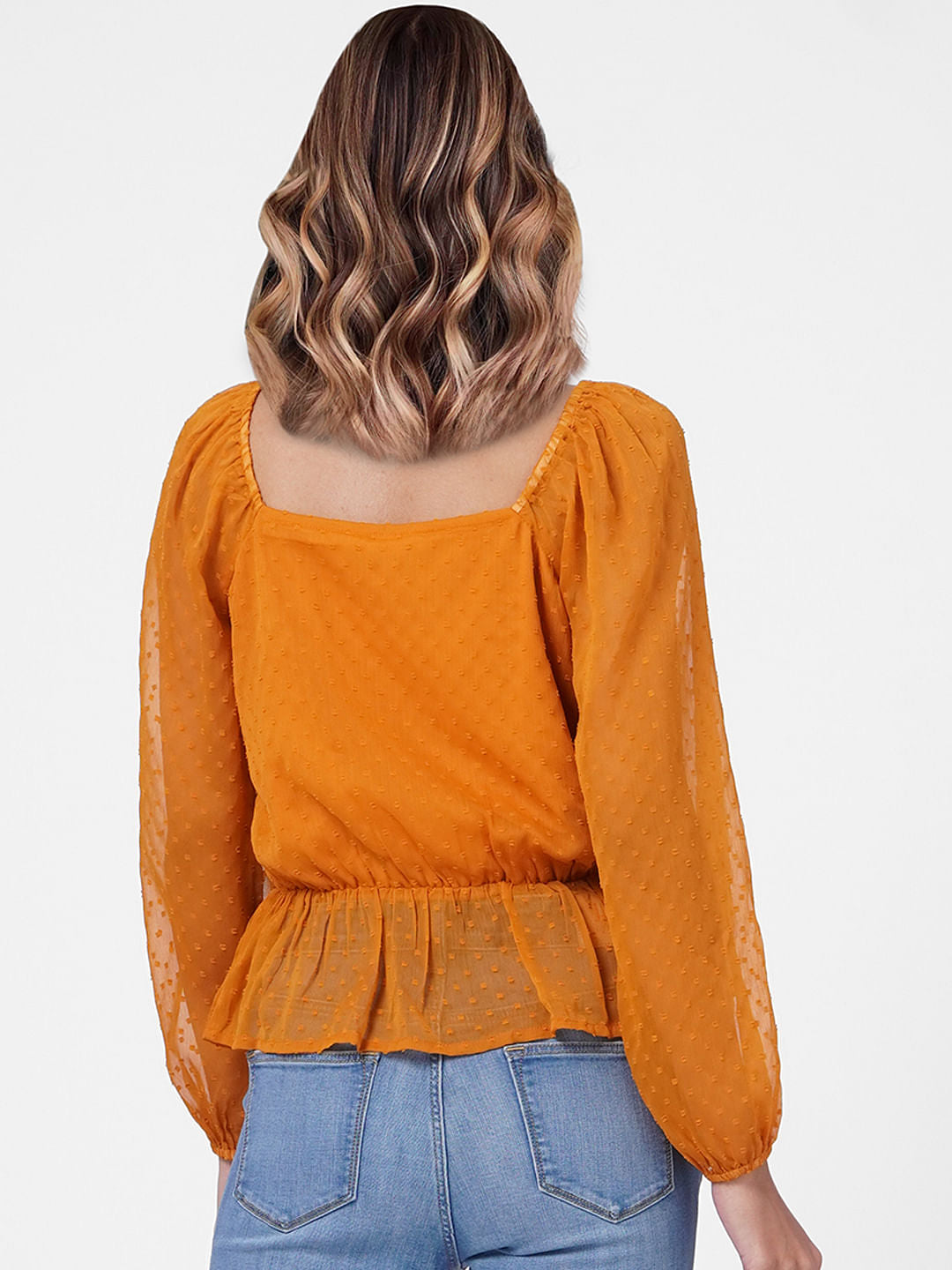 Brown Dobby Top