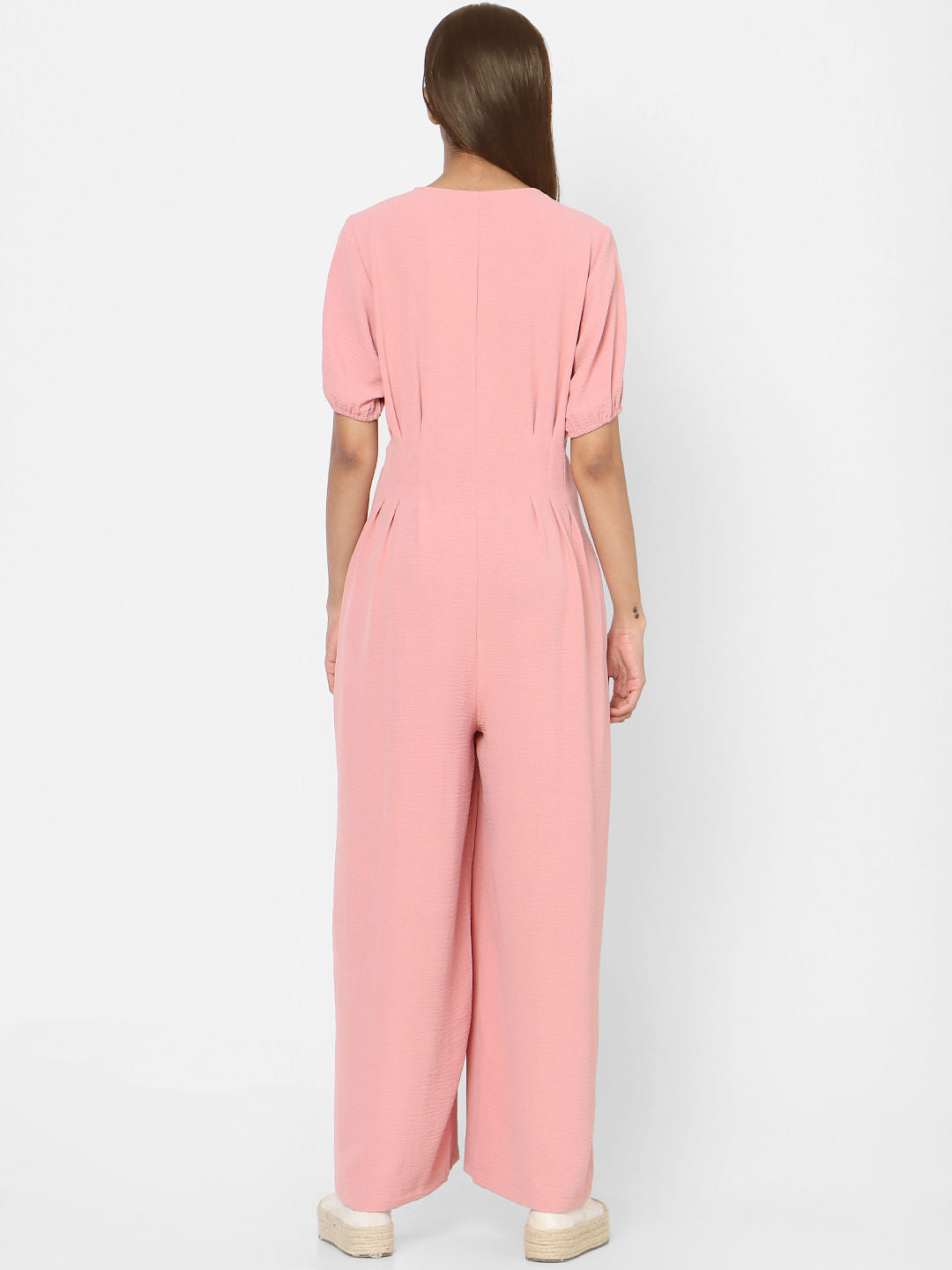 Pink Wide Leg Jumpsuit