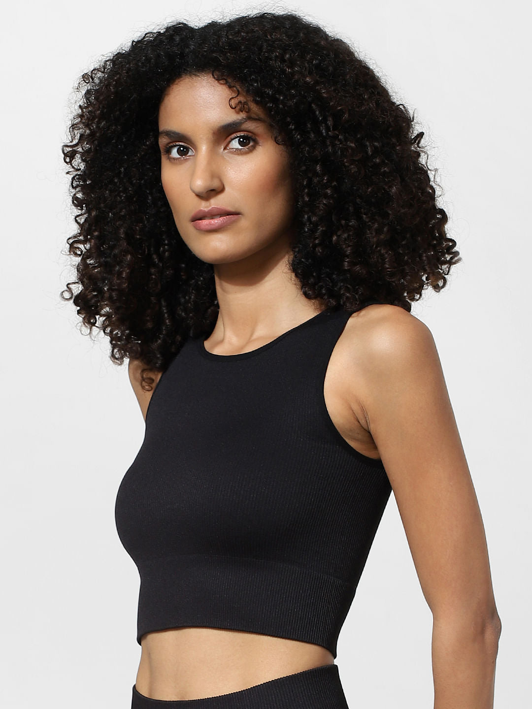 Black Seamless Co-Ord Training Top