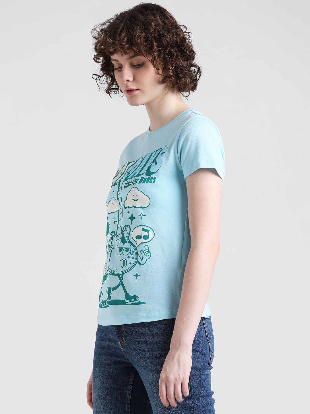 Blue Friday Graphic Print T-Shirt