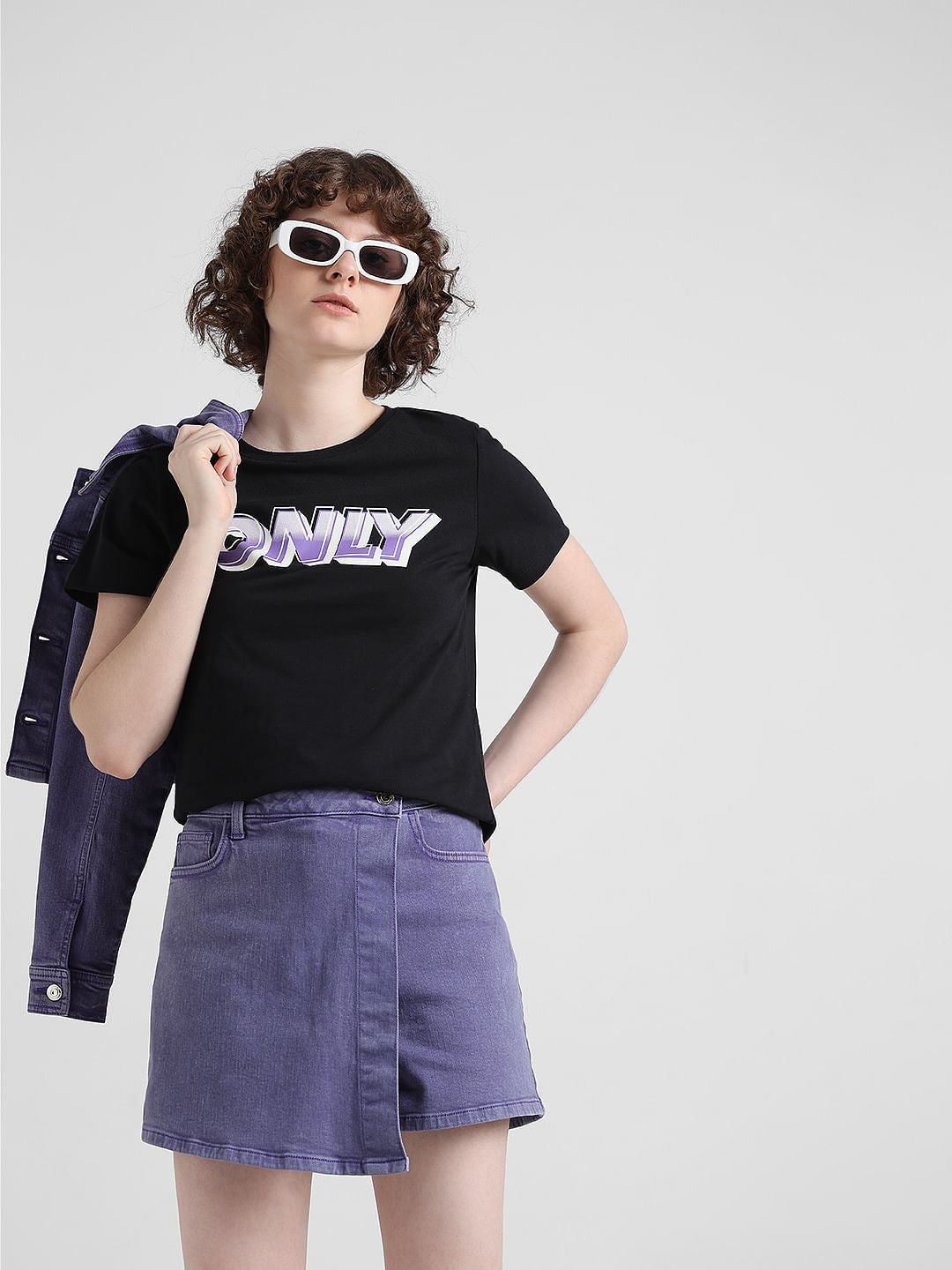 Black Logo Print T-Shirt