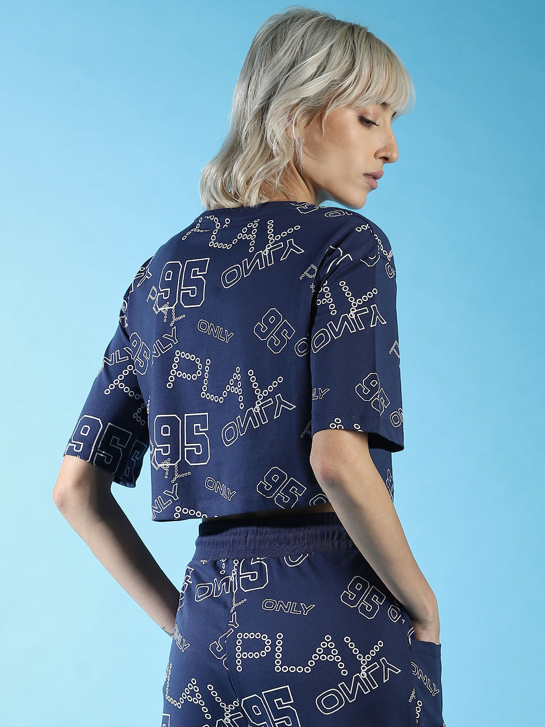 Play Blue All Over Print Co-Ord Sweatshirt