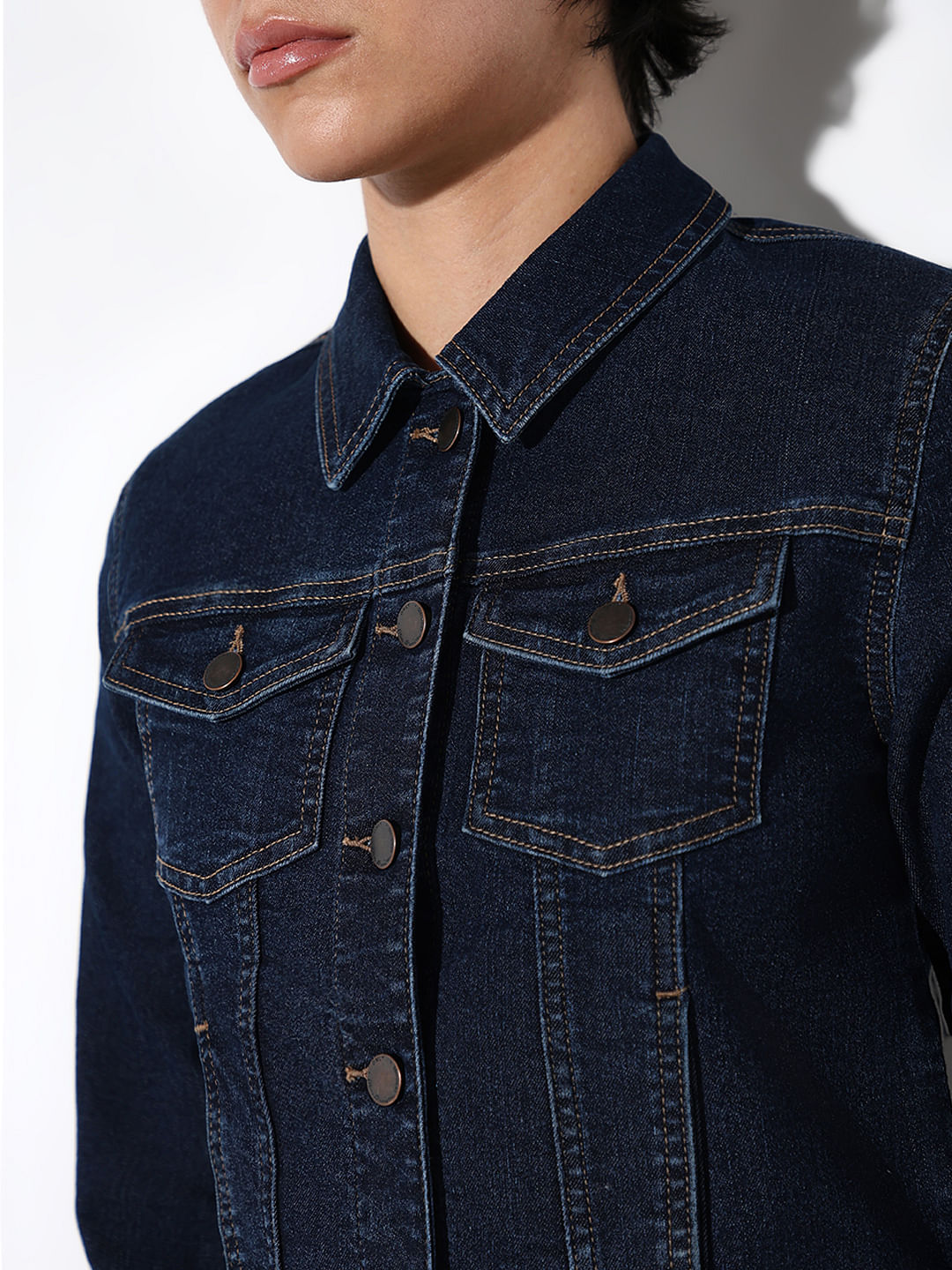 Dark Blue Denim Jacket