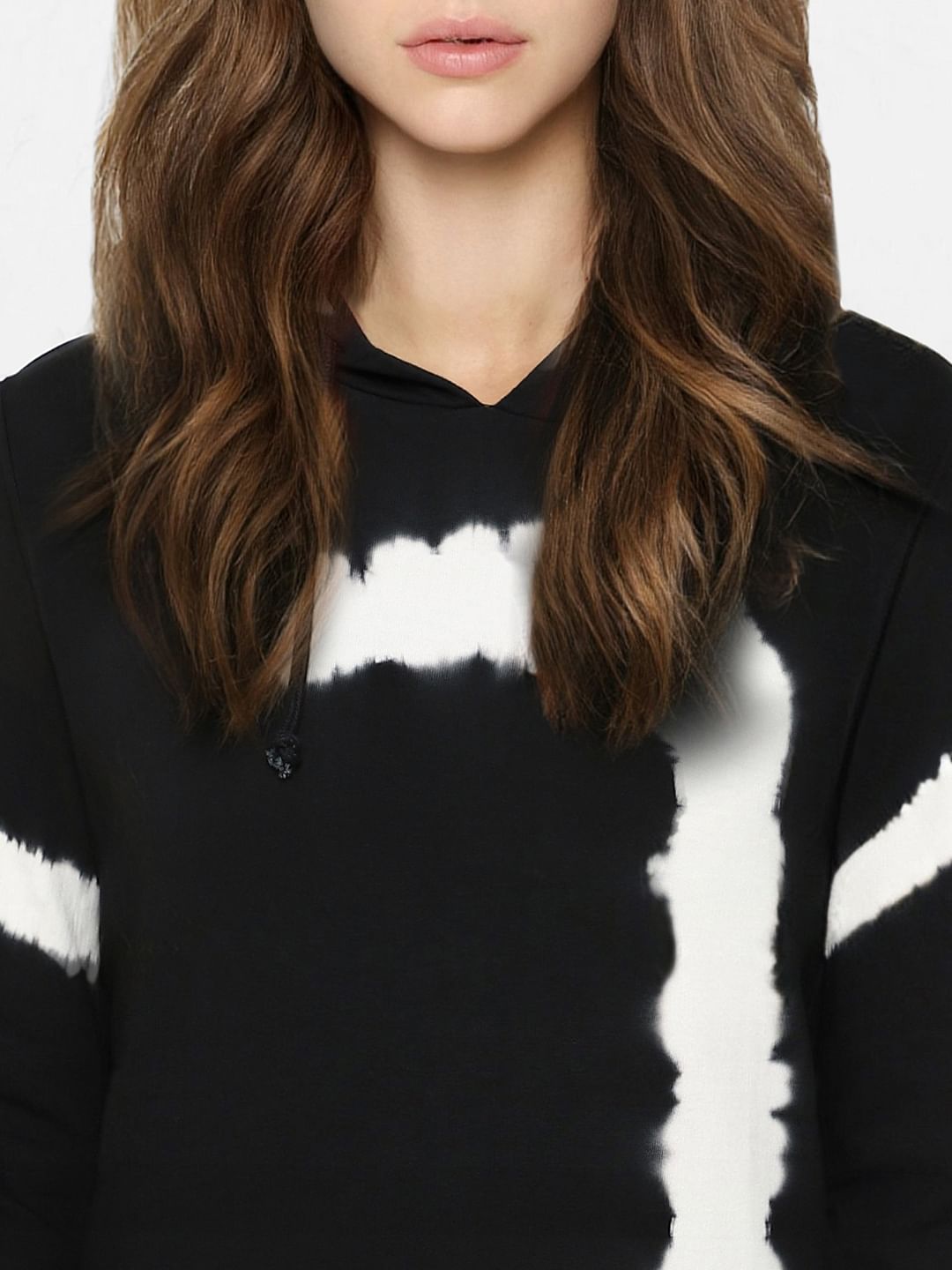 Black Tie Dye Co-Ord Sweatshirt