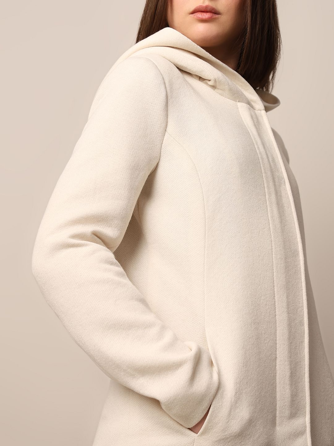 White Hooded Coat