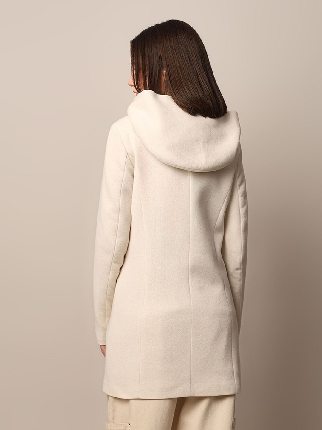 White Hooded Coat
