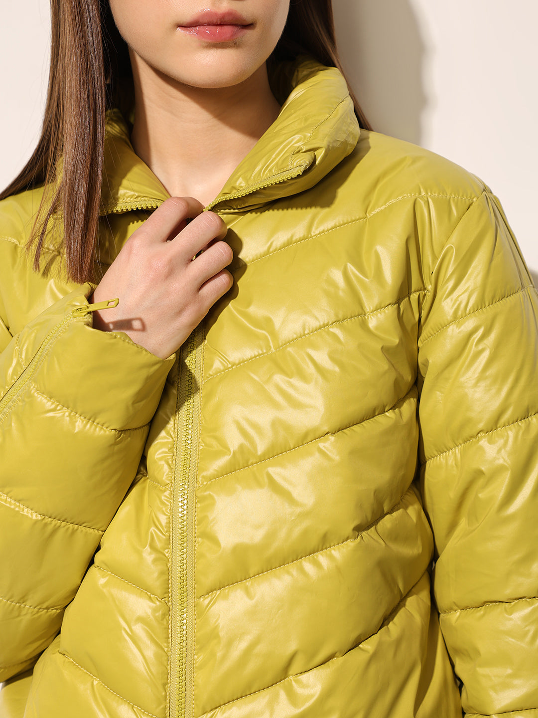 Mustard Puffer Jacket