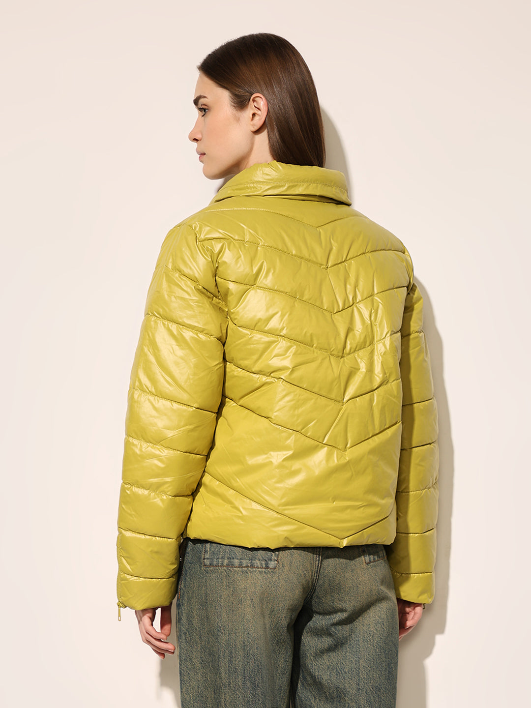 Mustard Puffer Jacket