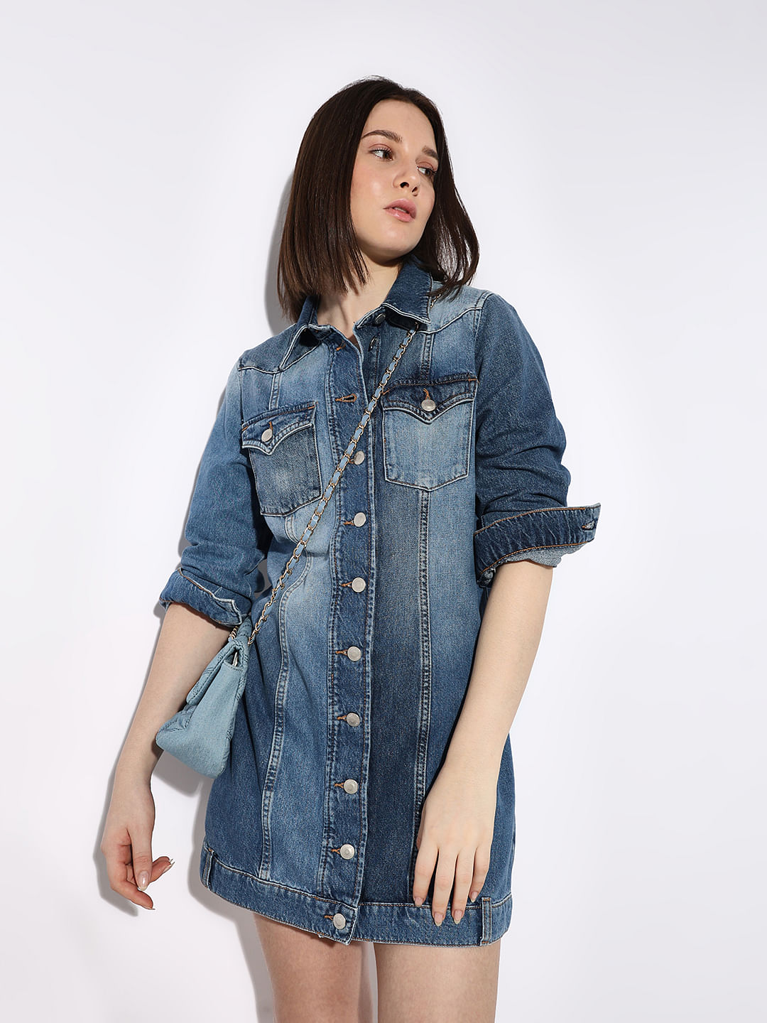Blue Denim Dress
