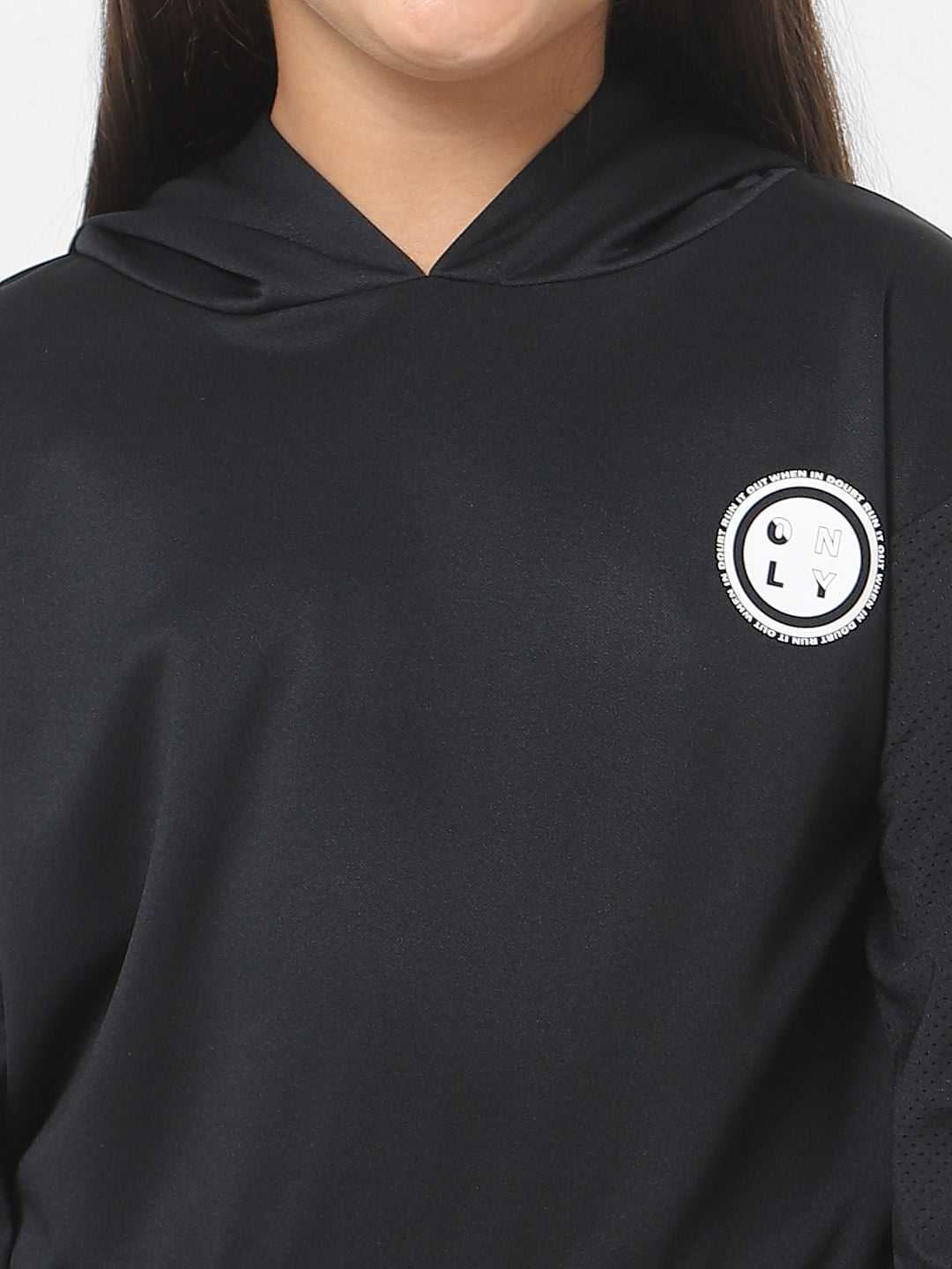 Black Hooded Co-Ord Sweatshirt