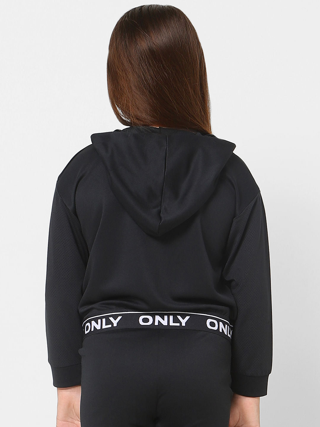 Black Hooded Co-Ord Sweatshirt