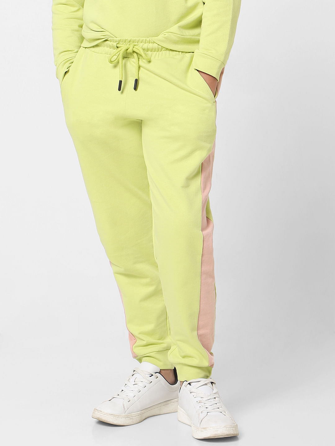 Green Mid Rise Co-Ord Joggers