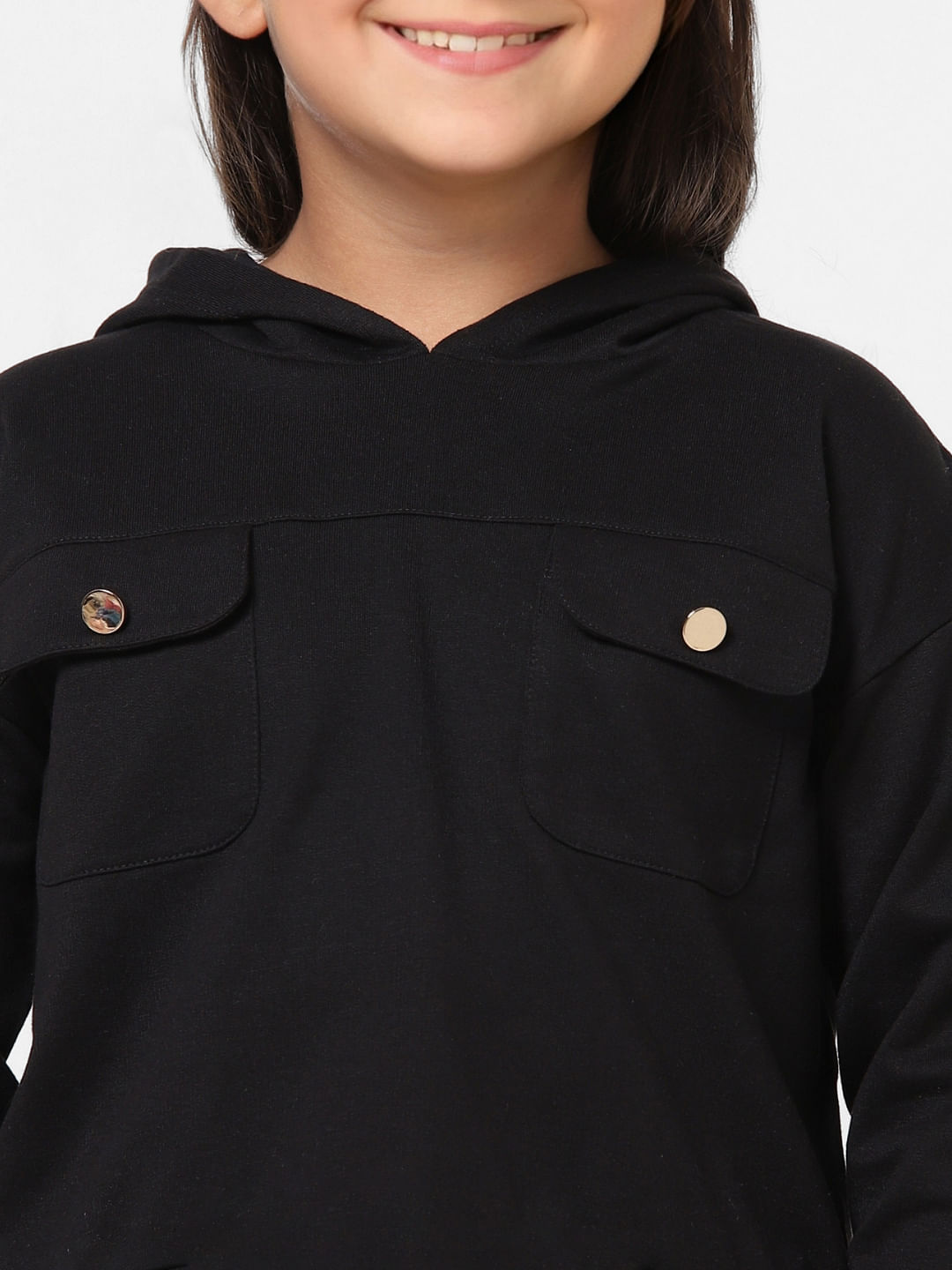 Black Hooded Sweatshirt