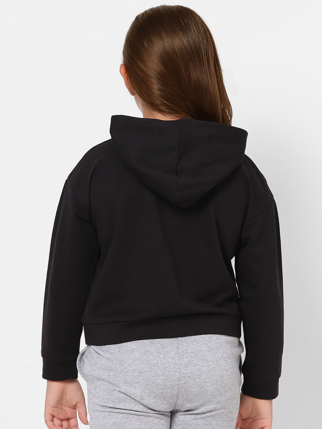 Black Hooded Sweatshirt