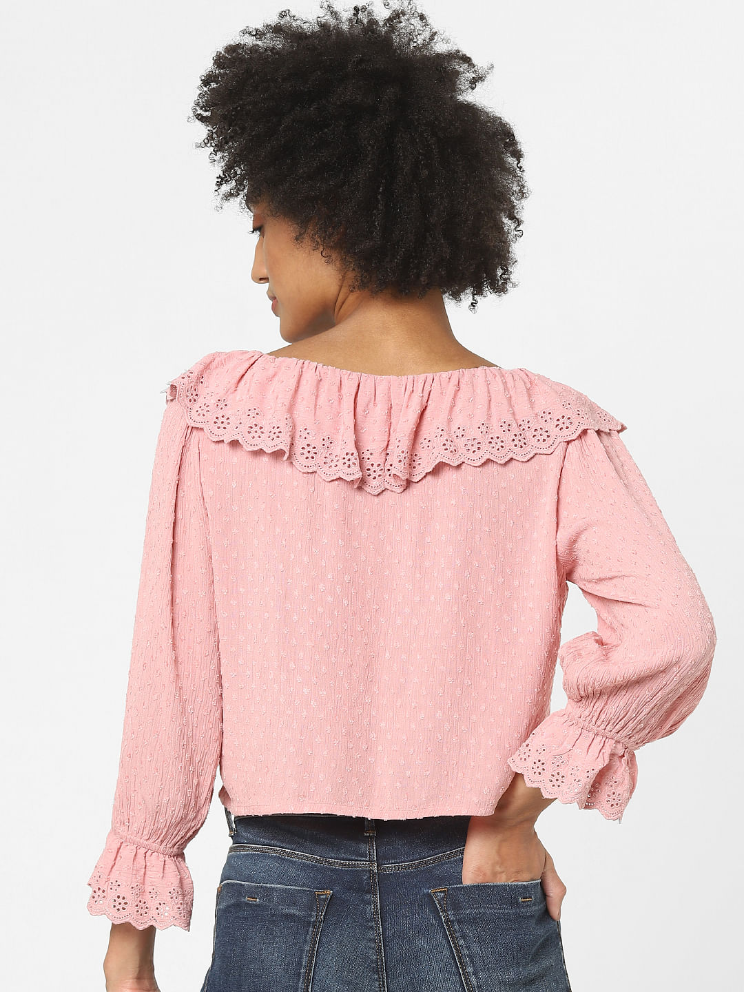 Pink Lace Top
