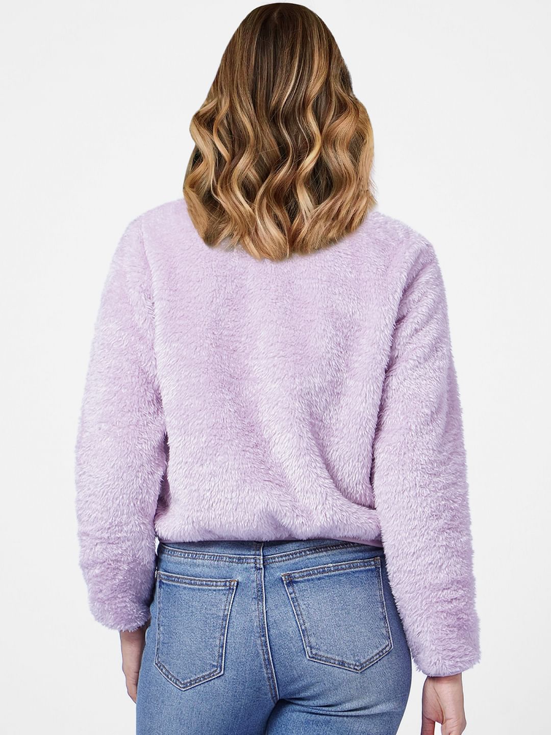 Lilac Teddy Jacket
