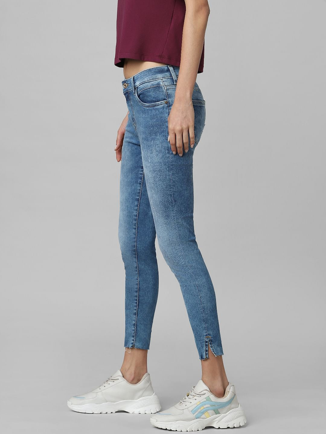 Blue Washed Skinny Jeans