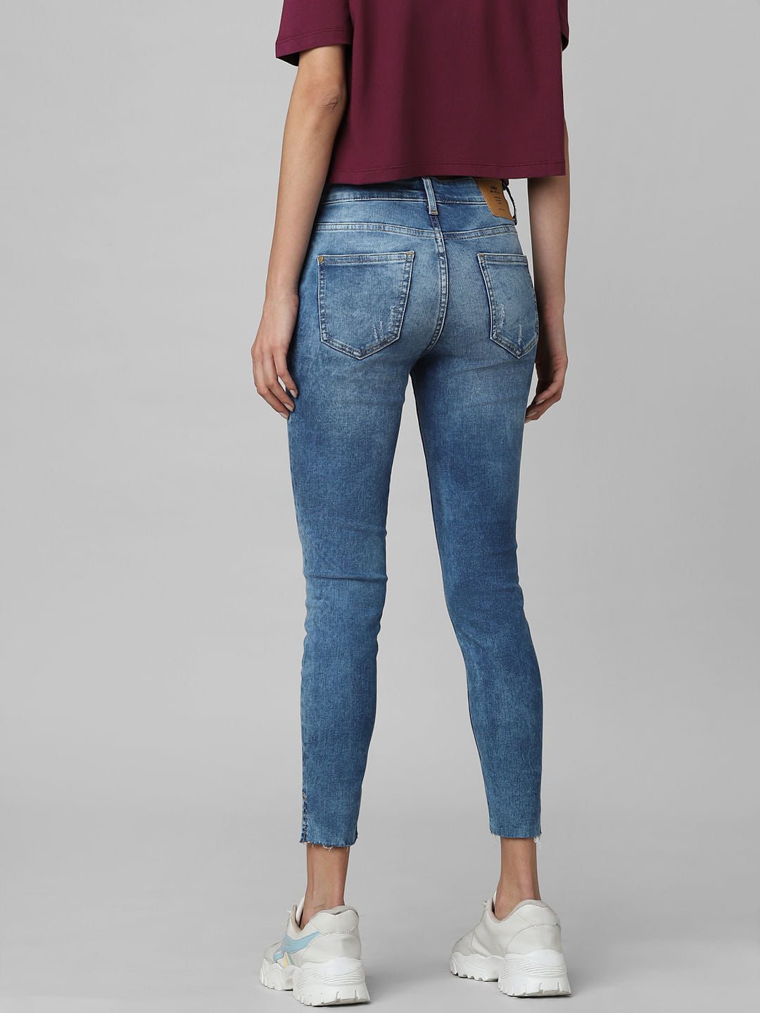 Blue Washed Skinny Jeans