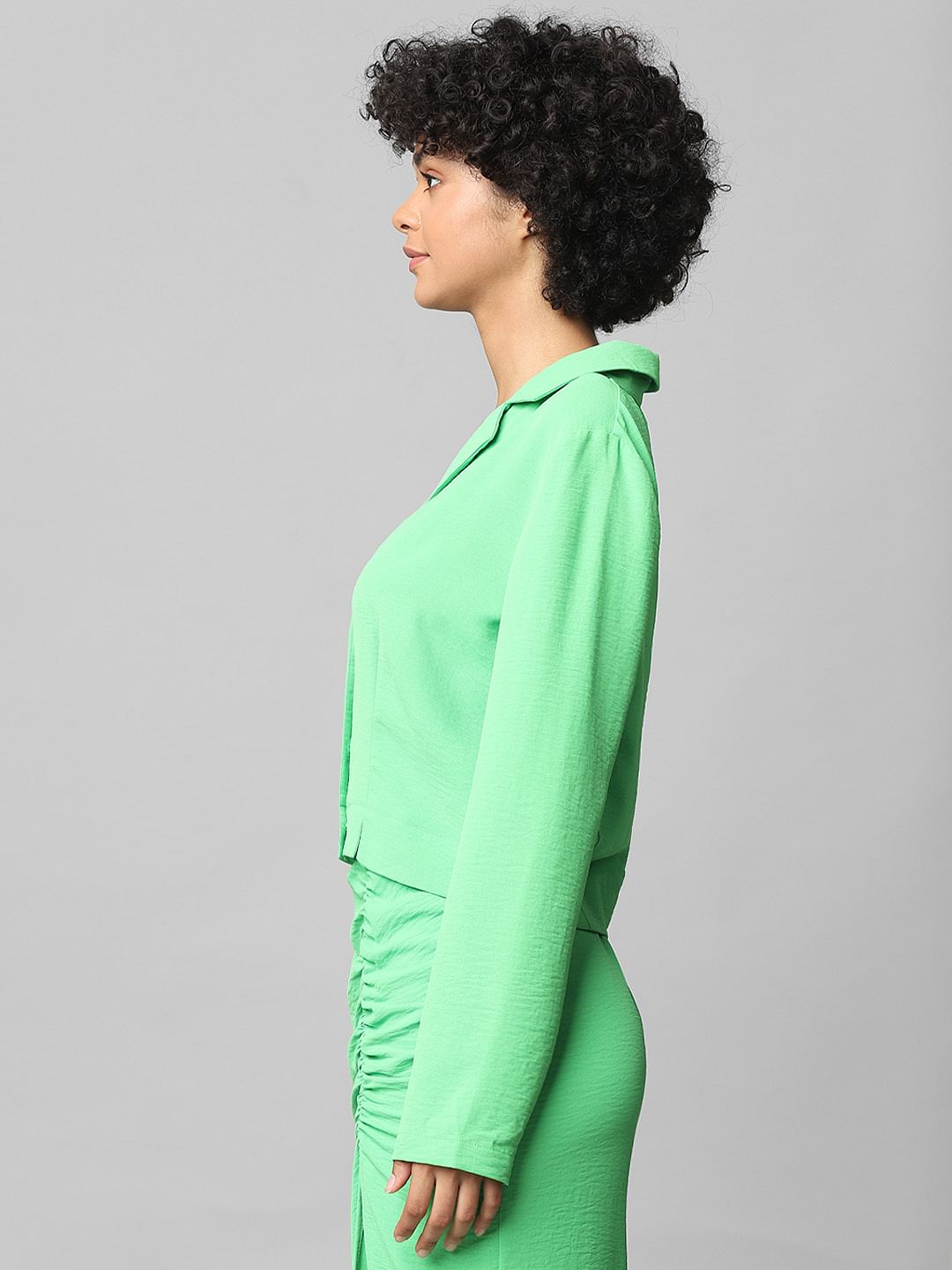 Green Co-Ord Resort Shirt