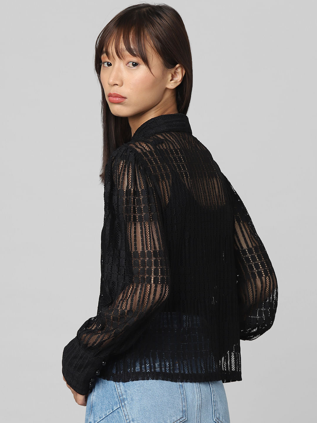 Black Lace Shirt