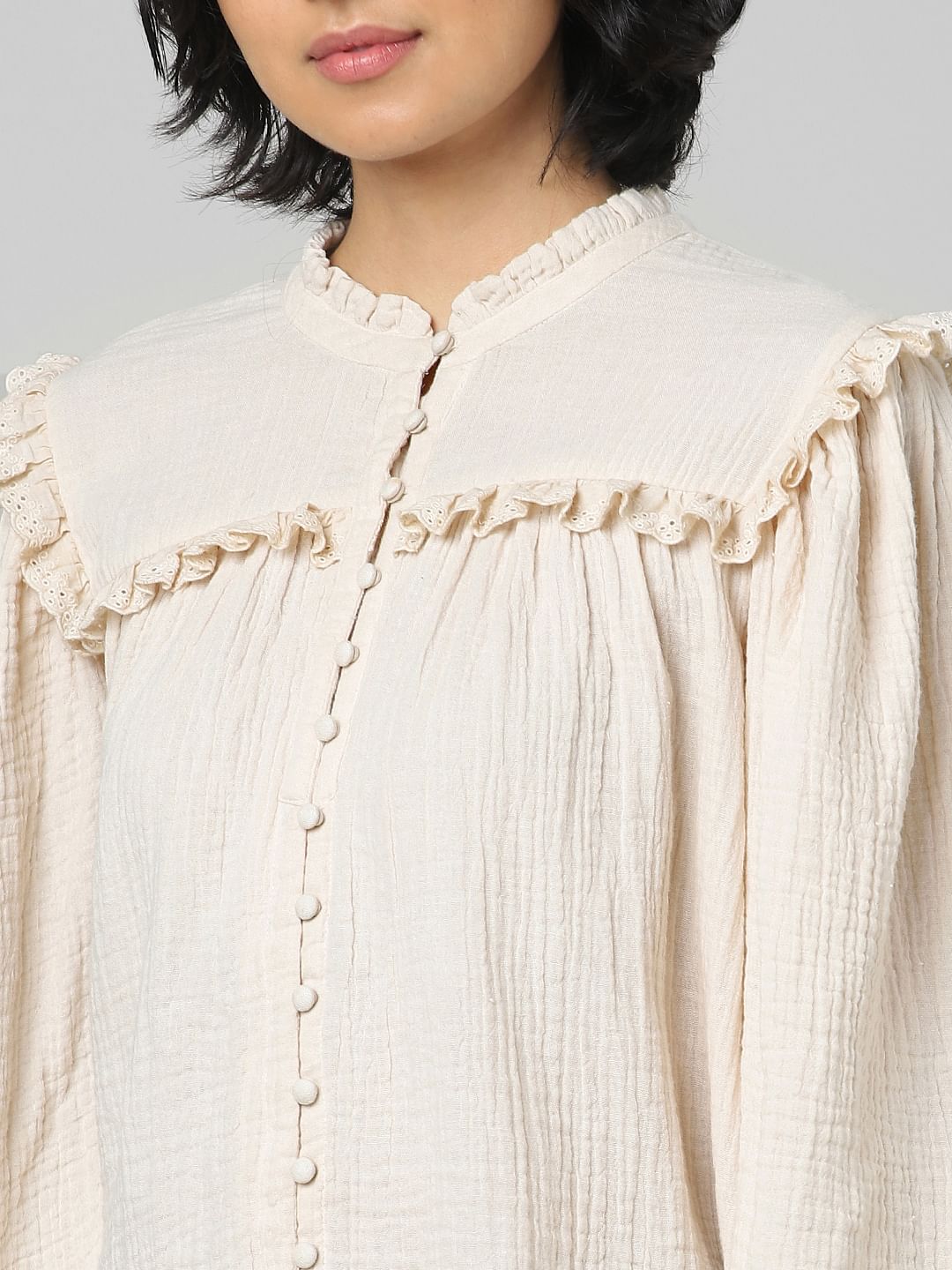 Light Pink Lace Insert Top