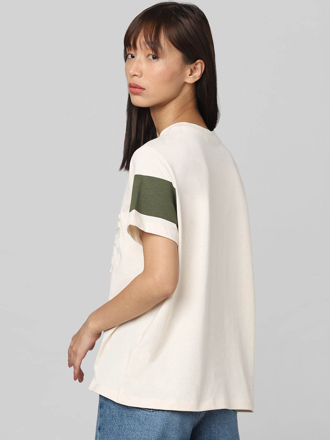 Pink Text Embossed Oversized T-Shirt