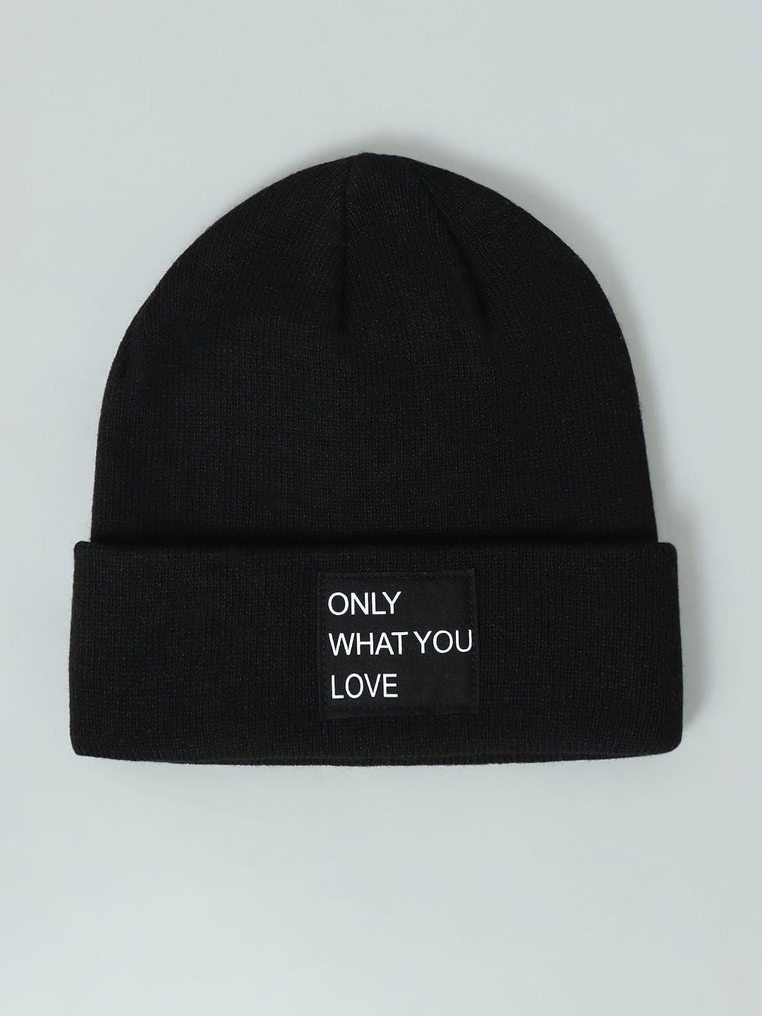Black Knitted Beanie