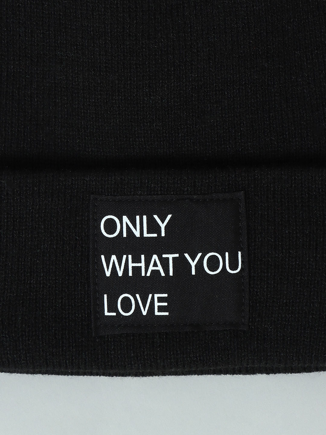 Black Knitted Beanie