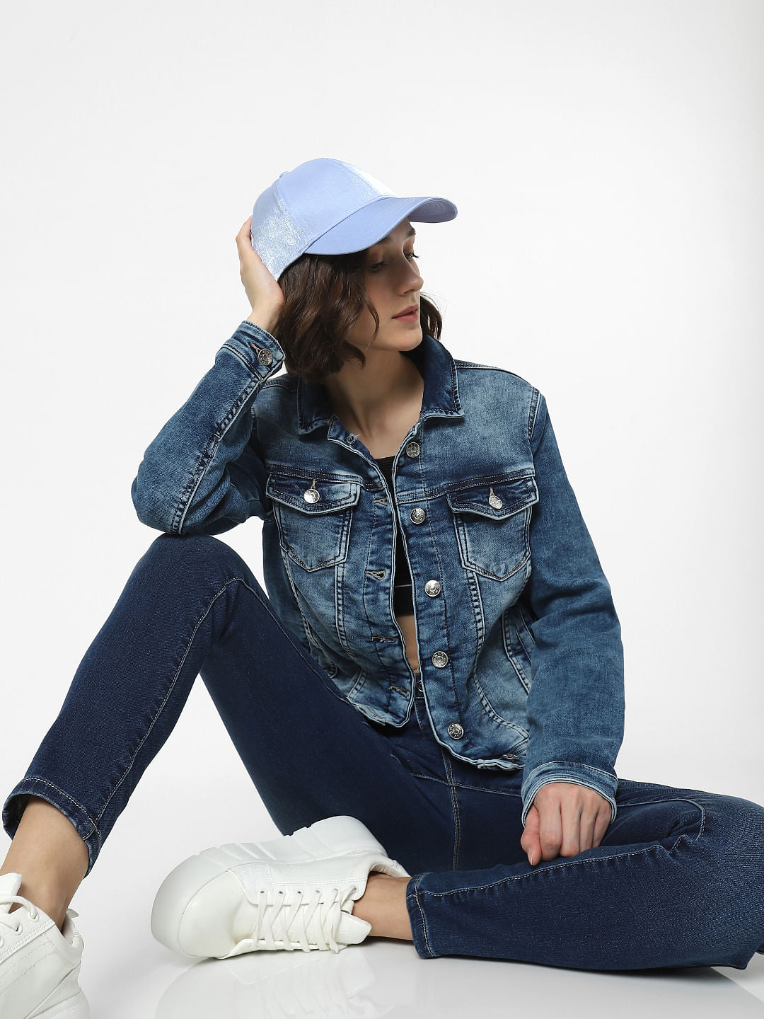 Blue Washed Denim Jacket