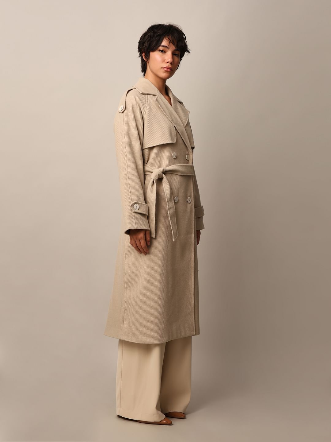 Beige Trench Coat