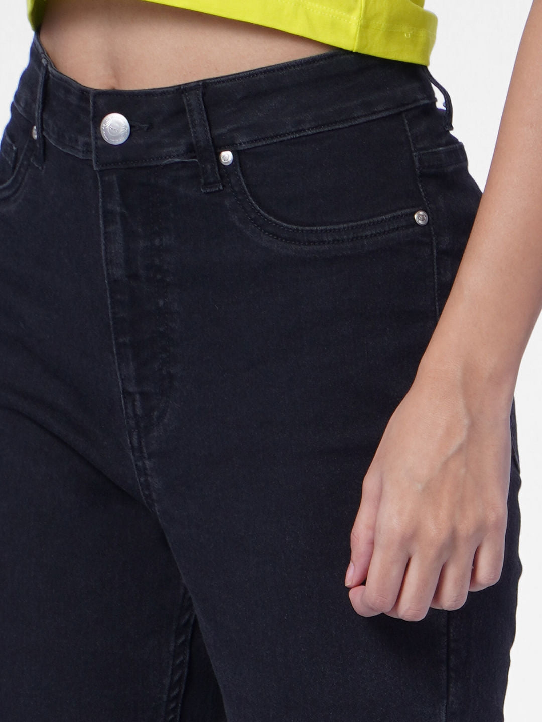 Grey High Rise Skinny Jeans