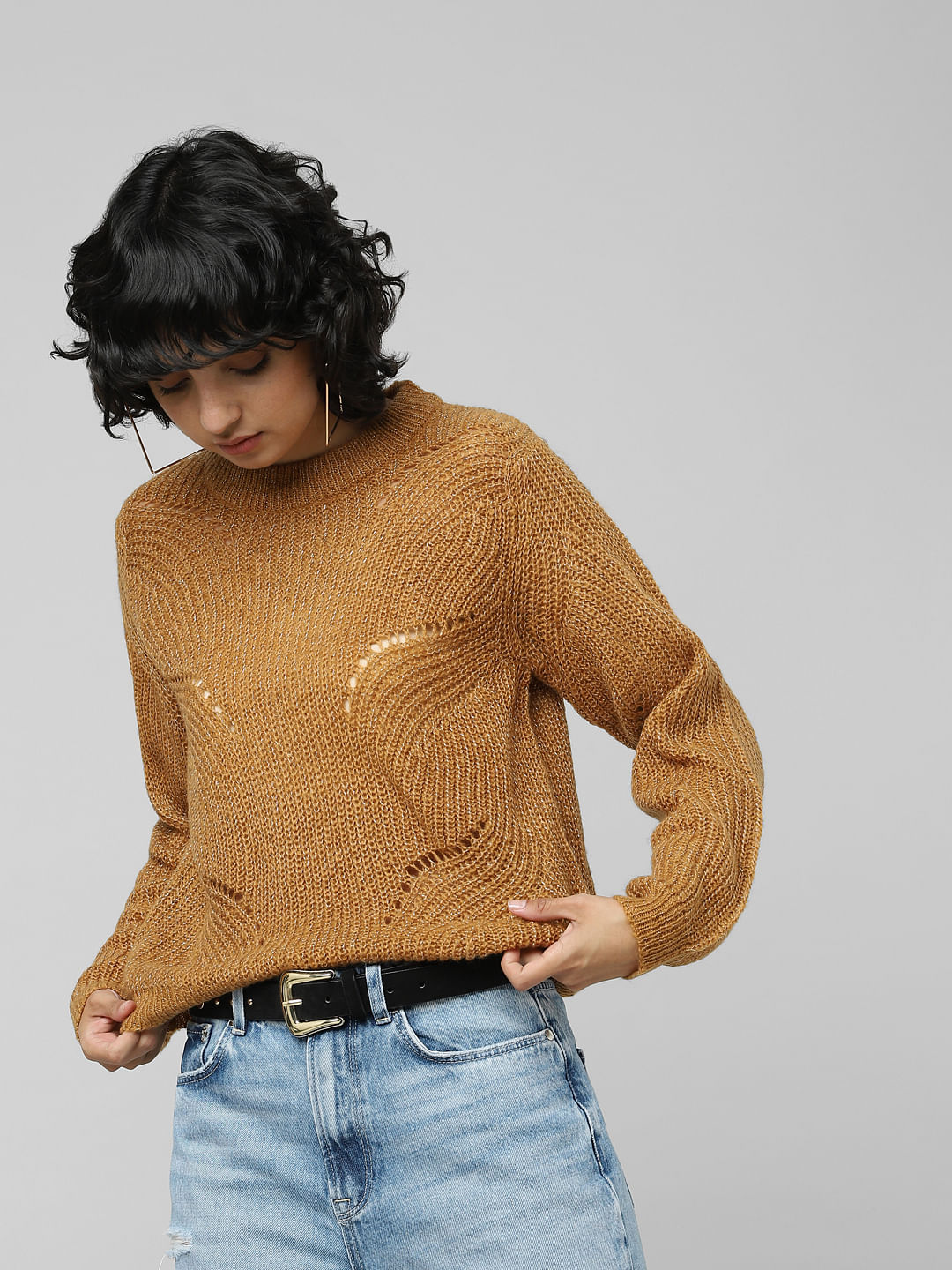 Brown Shimmer Pullover