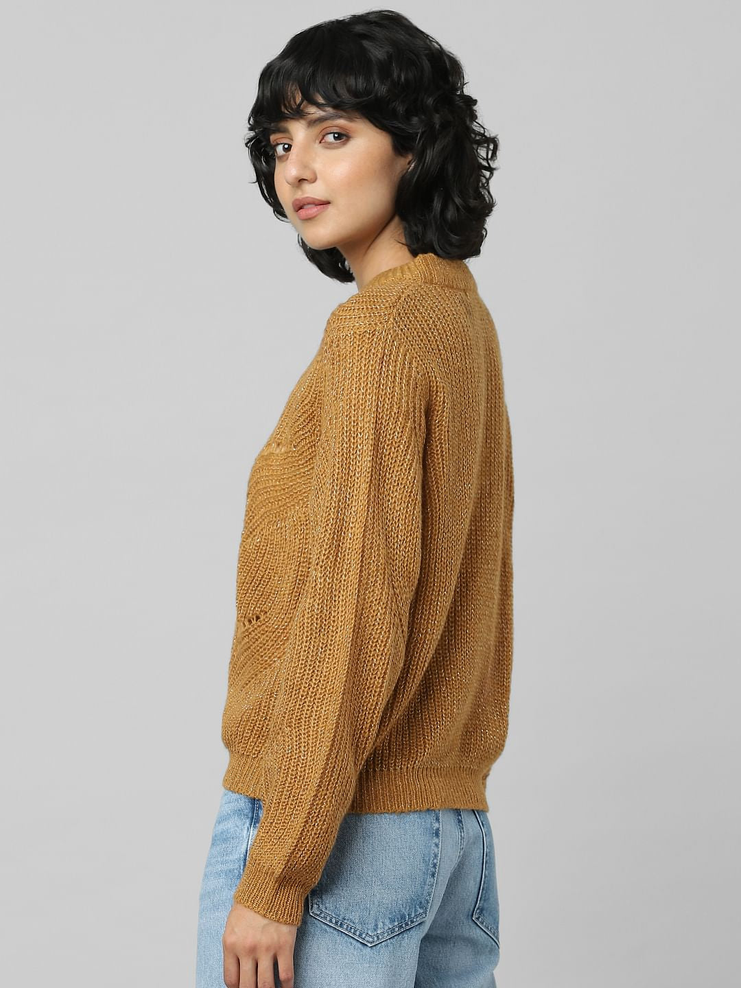 Brown Shimmer Pullover