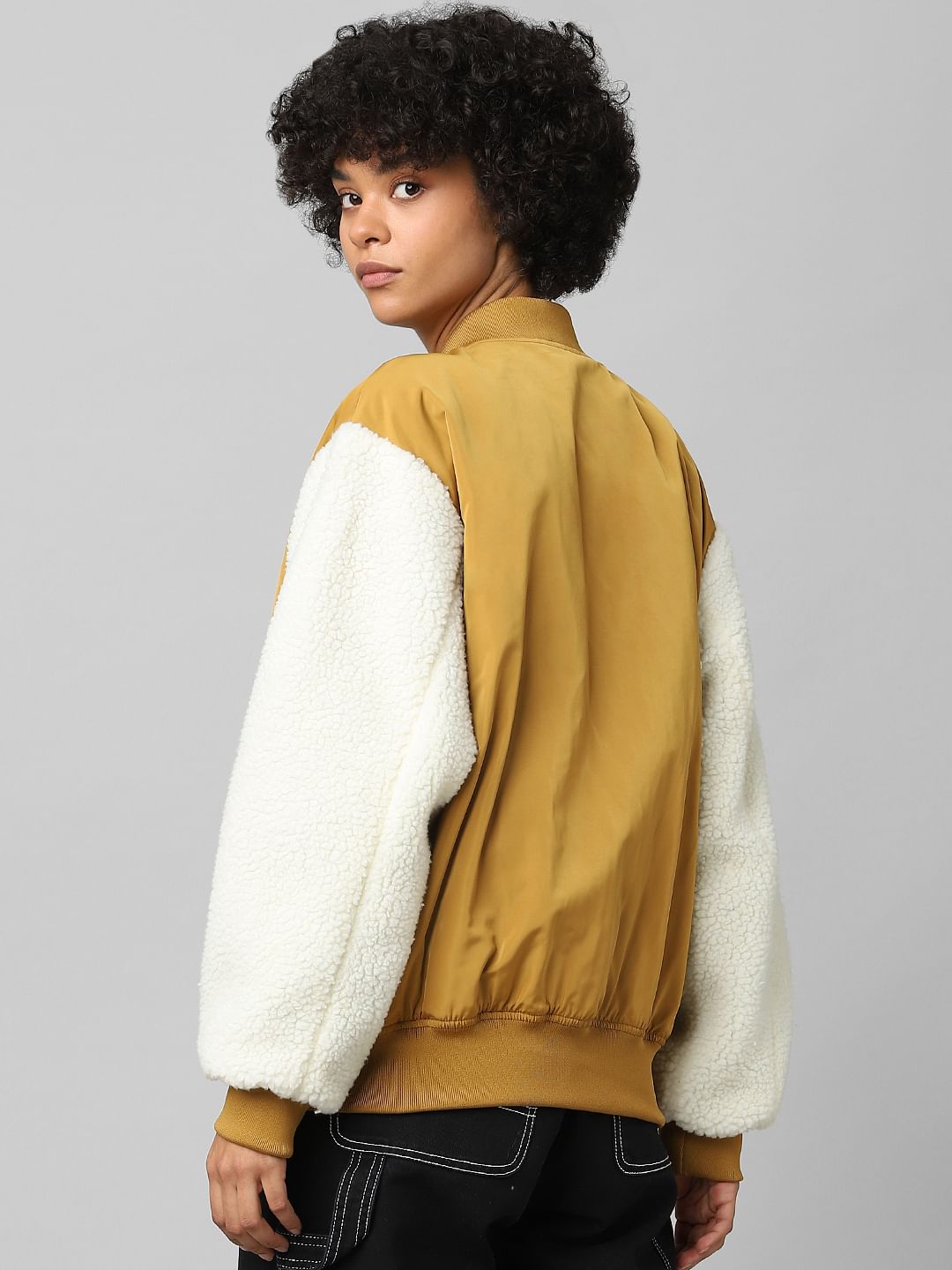 Brown Teddy Bomber Jacket