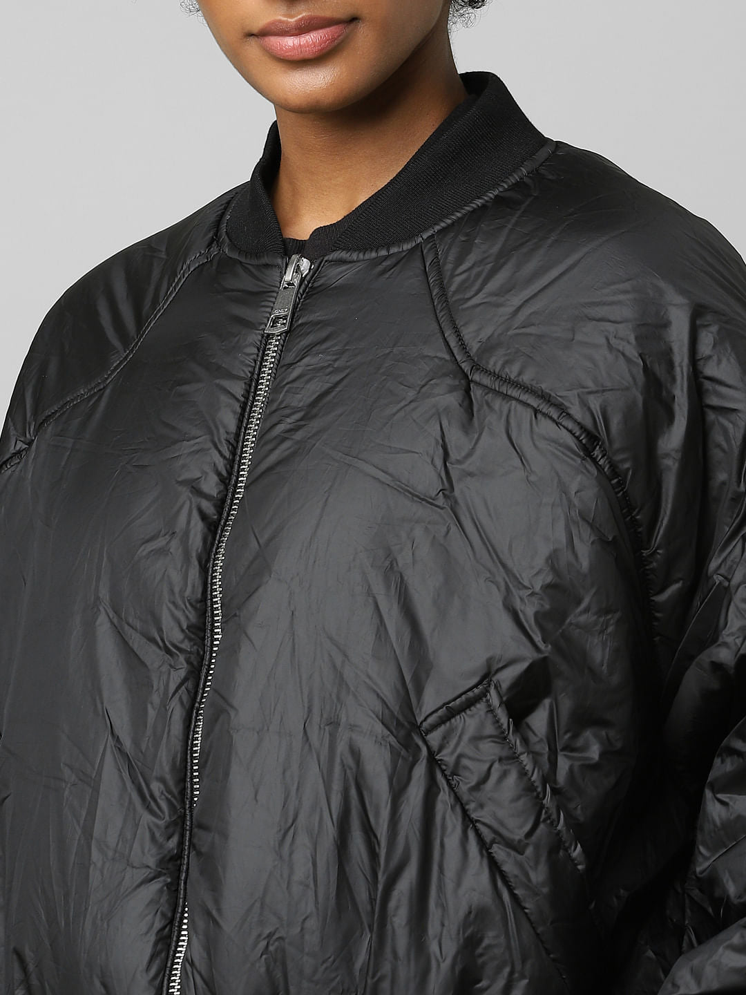 Black Bomber Jacket