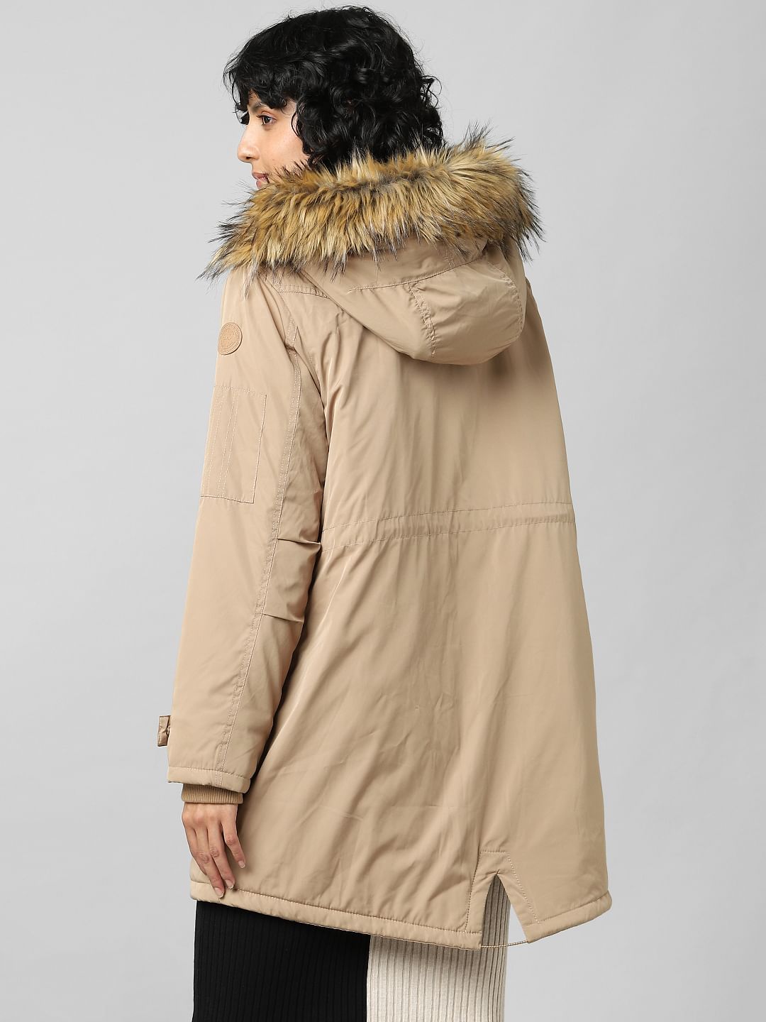 Brown Padded Parka Coat