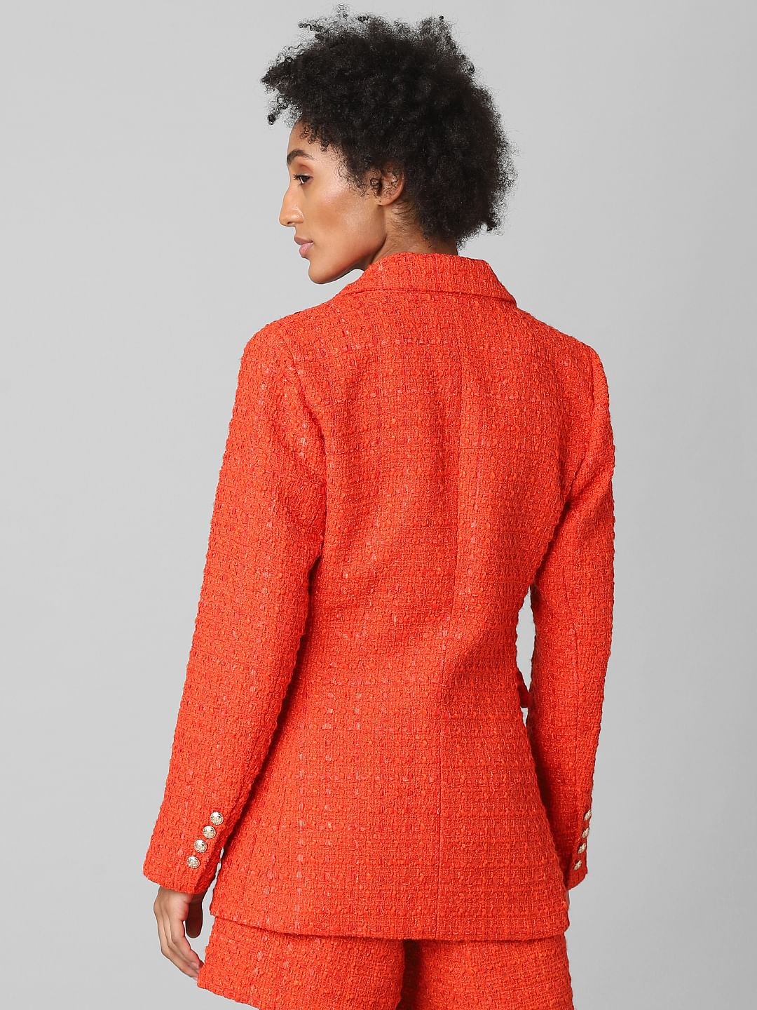 Red Tweed Co-Ord Blazer
