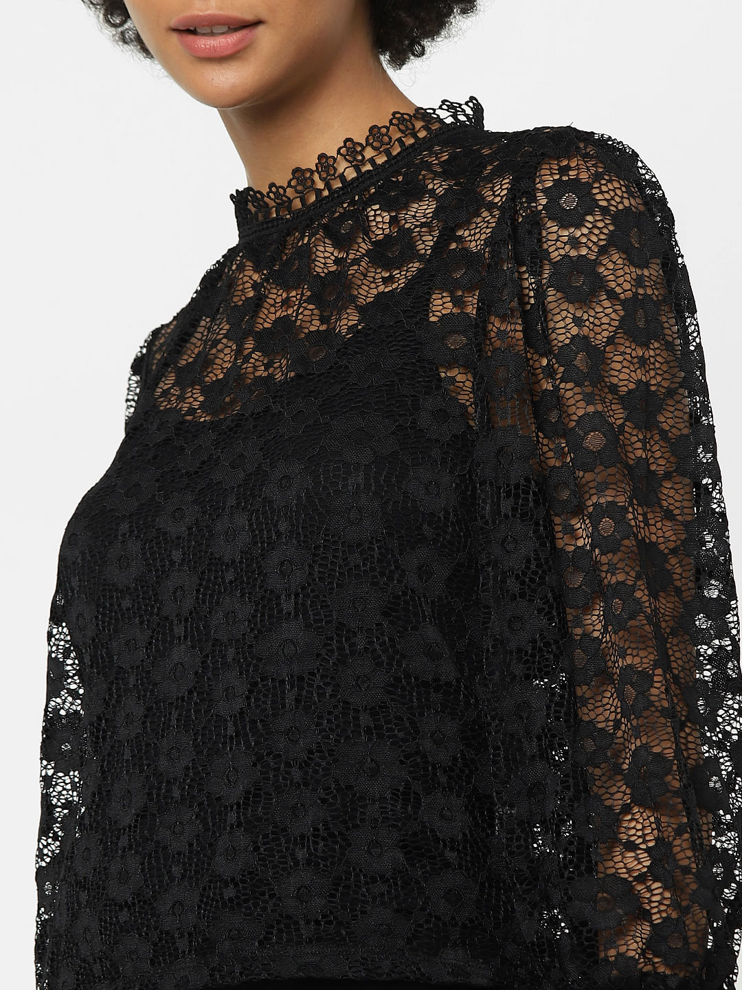 Black Lace Top