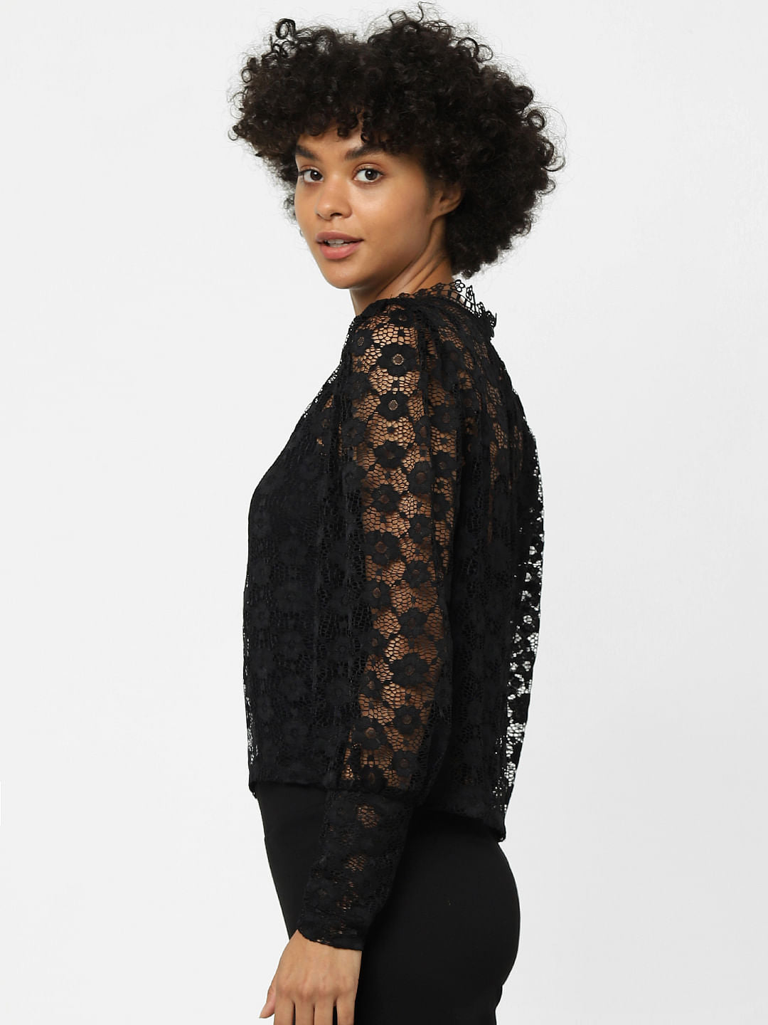 Black Lace Top