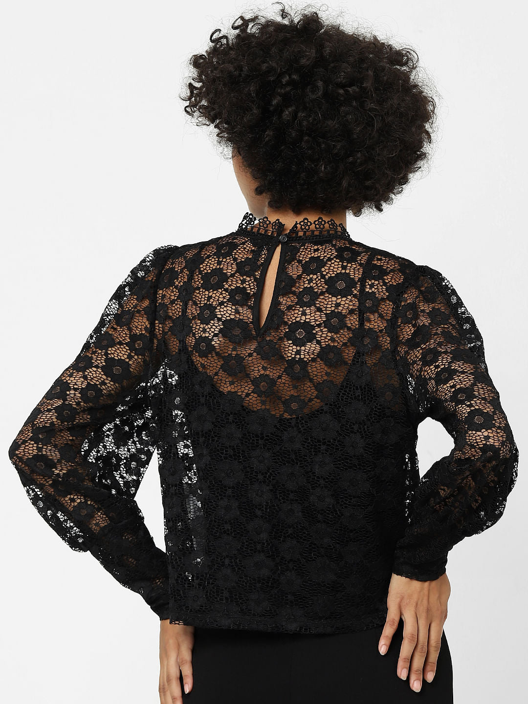 Black Lace Top