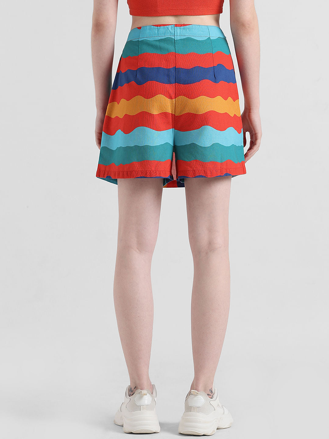 Multi-Coloured Printed Co-Ord Set Skorts