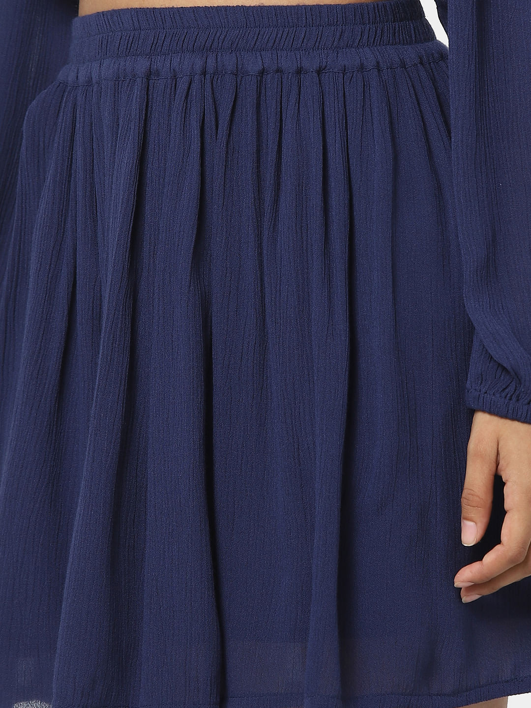 Blue Co-Ord Mini Skirt