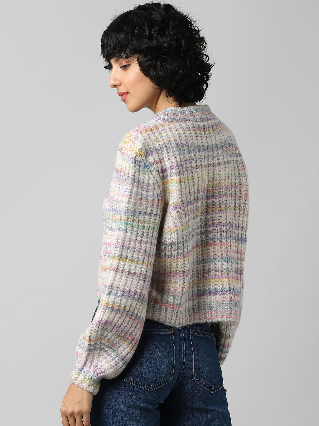 Beige Chunky Knit Pullover