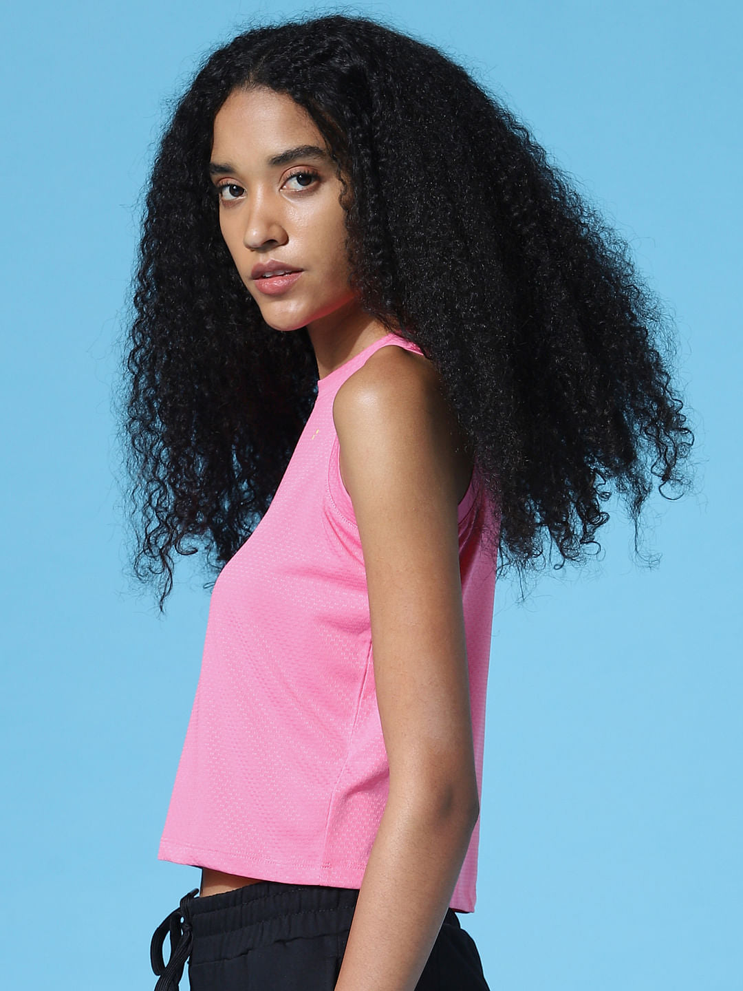 Pink Sleeveless Training T-Shirt