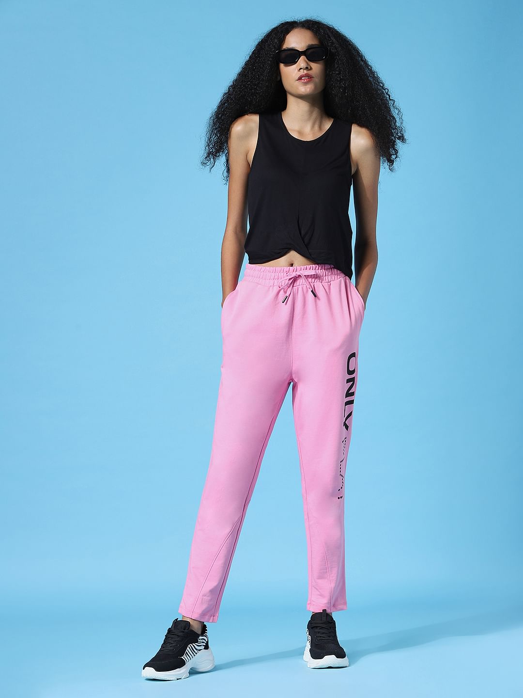 Pink High Rise Sweatpants