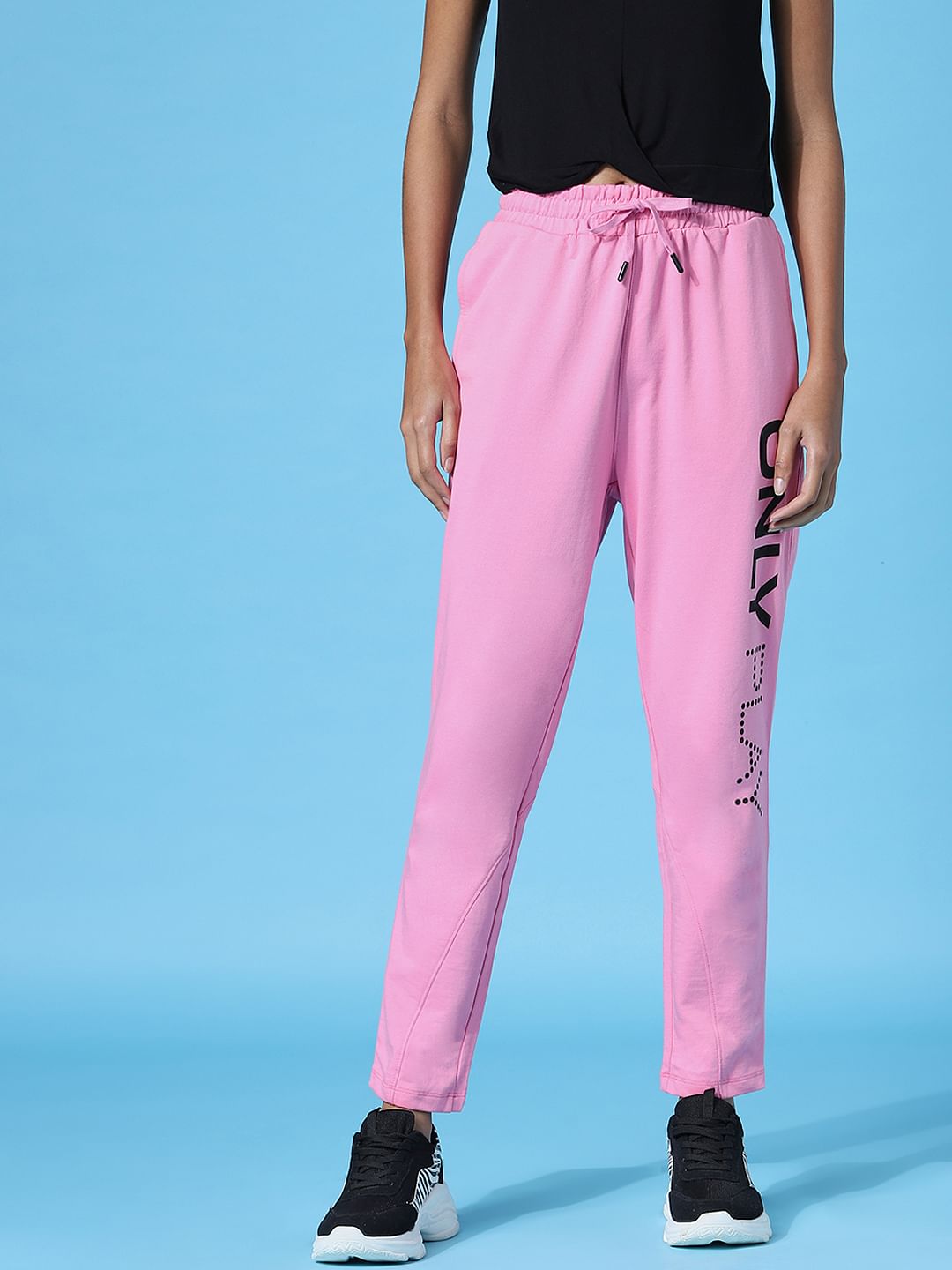 Pink High Rise Sweatpants