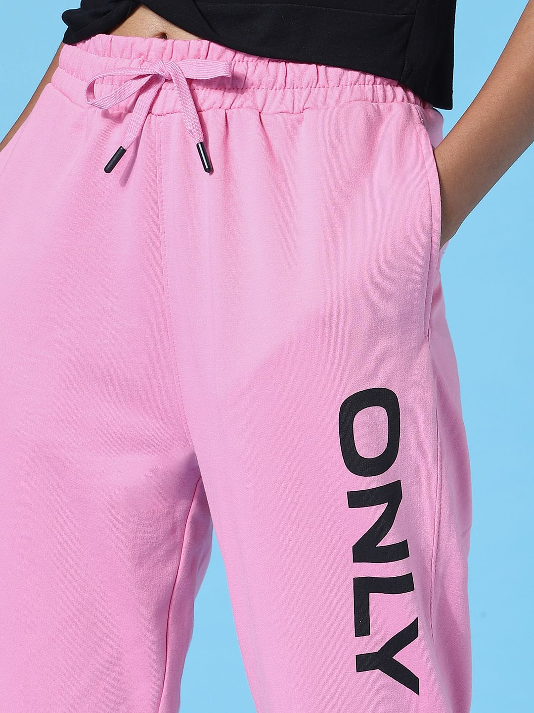 Pink High Rise Sweatpants
